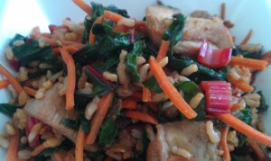 http://www.blissfulkitchenblog.com/easy-chicken-b…chard-stir-fry